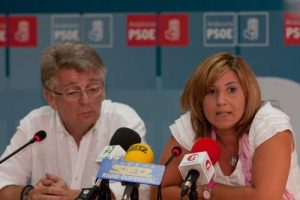 Glez Cabaña e Irene García en una foto de archivoñ